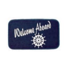 Welcome Aboard 18 x 30 - Navy