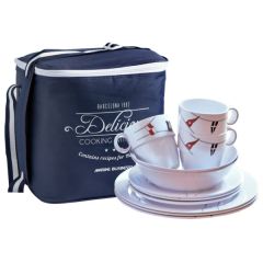 Marine Business Melamine Tableware Set Regata 24pc.