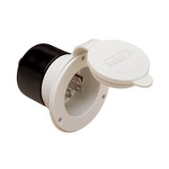 Onboard Charger Inlet 15A White