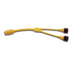 Marinco Y Adapter 50A 125V Male - 2 30A 125V Female