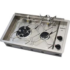 Two Burner Propane Drop in Cooktop