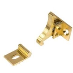 Elbow Catch 1-1/8" x 1-5/16" Chromed Brass