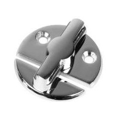 Door Button Chromed Brass