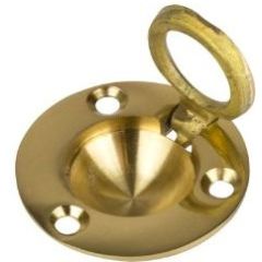 Round Ring Pull 2" - Brass