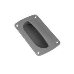 Flush Finger Pull 3-5/8" x 2-3/8" Grey