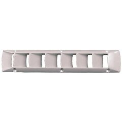 Vent Louvered  17-7/8" L x 3-7/16" H x 3/4" D Off White