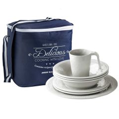 Marine Business Melamine Tableware Pack Harmony – Perla – 24 Pc