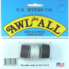 Sewing Awl Thread Black/White/Brown