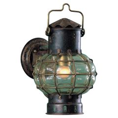 DHR Antique Copper Globe Lamp - Wall Mounted Elect
