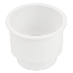 Sea Dog Drink Holder White 4" W/Drain Holes