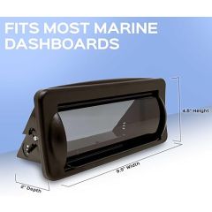 Stereo Cover Auto Black | Spring Loaded