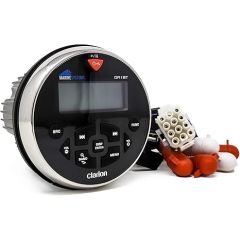 Clarion Marine Gauge-Style Receiver W/Bluetooth