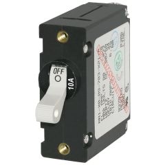 A-Series White Toggle Circuit Breaker 10A