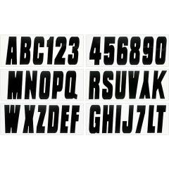 Number & Letter Kit 3" Black