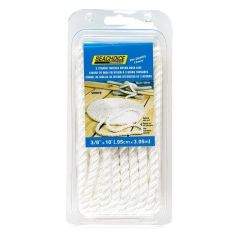 Dock Line 3/8"x10'  Twist- White