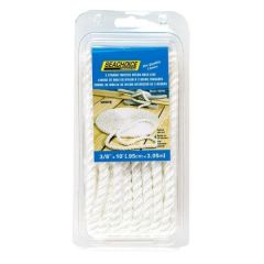 Dock Line 3/8"x15' Twist- White