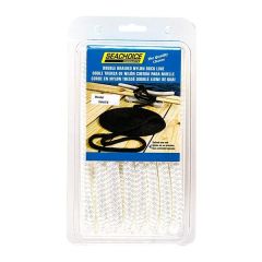 Dock Line 5/8"x15' White Double Braid Nylon