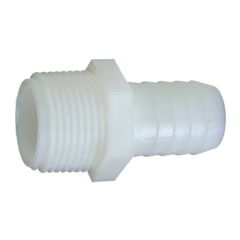 Adapter 1-1/4" Nylon Male Pipe to 1-1/4" Hose Barb 