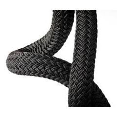 Nylon Rope 1" Black Double Braid /Ft.