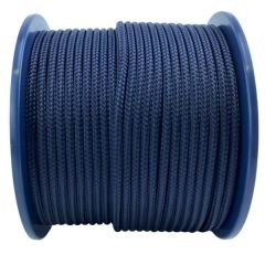 Nylon 1/4" Navy Double Braid /Ft.