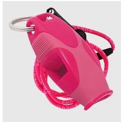 Fox 40 Sharx Whistle W/Strap Pink | & Carabiner  Pink