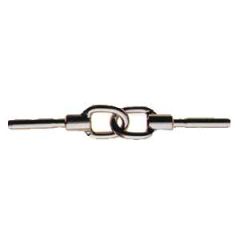 Gate Eye 1/8" Wire Interlocking  HC | Hand Crimp