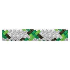 XLS3 Yacht Braid White/Green 10mm | 6300lbs